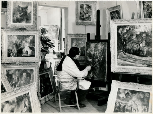 photo Louis Teppa 1902-1972  atelier tirage argentique époque