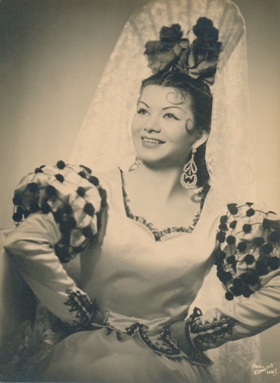 Paul KORUNA danse photo photographie portrait danseuse tirage époque v. 1940