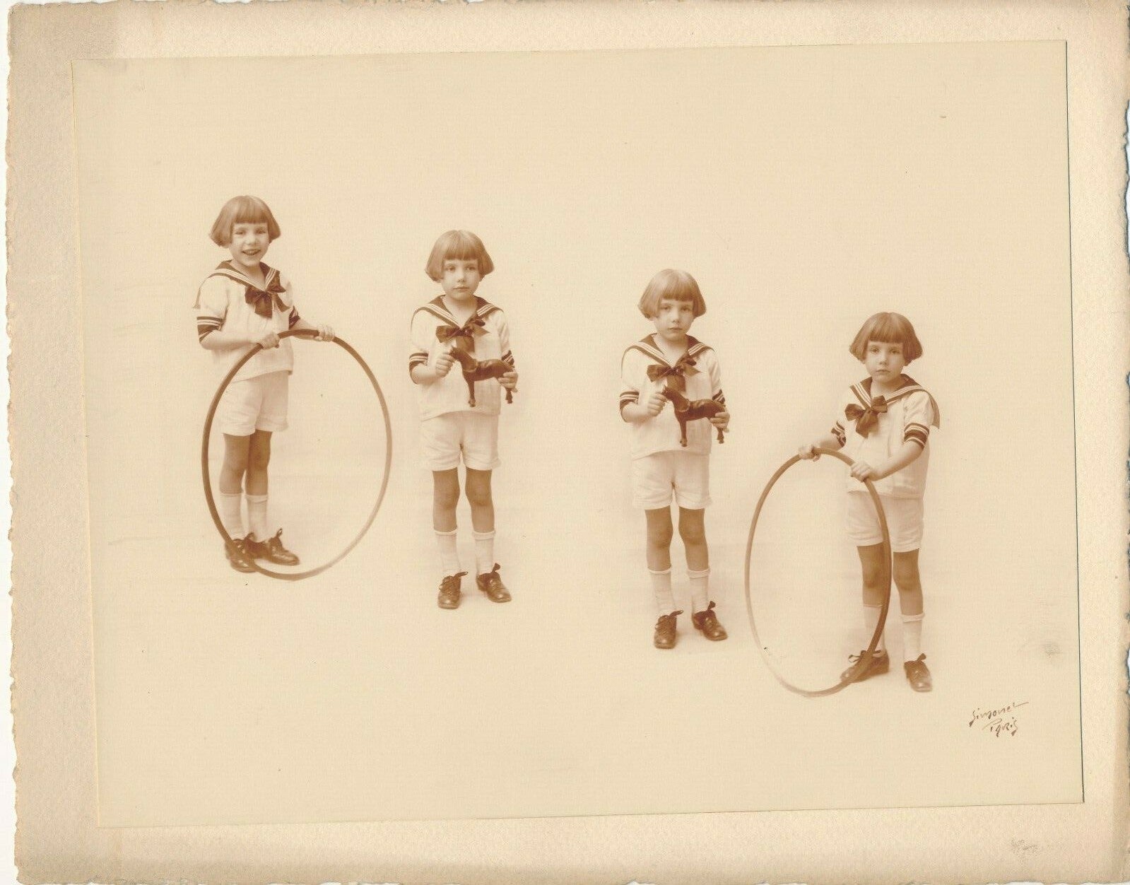 Photo portraits enfants photomontage photographe Simonet Paris