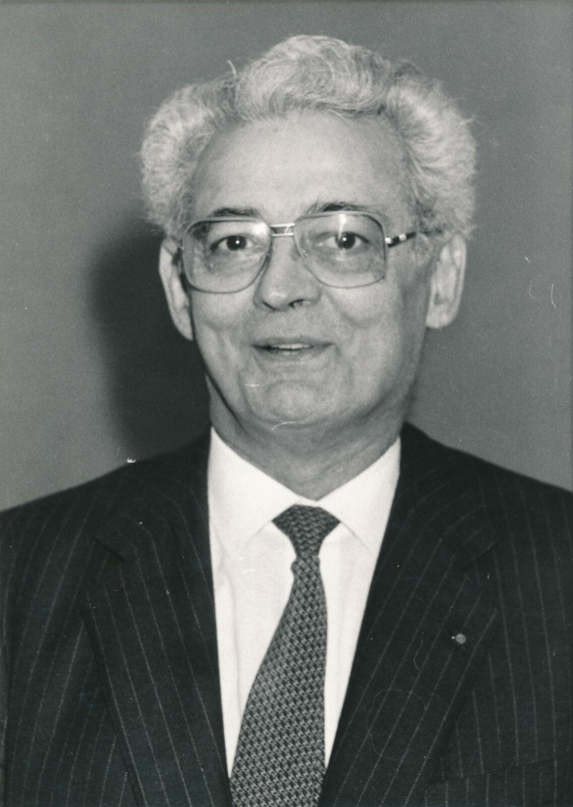 Pierre SABBAGH télévision 1986 photo photographie époque tirage 