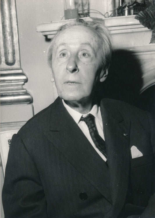 Roland Dorgelès (1885-1973) écrivain tirage argentique portrait photographie