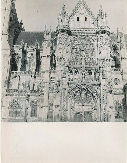 église intérieure et extérieure v. 1950 architecture