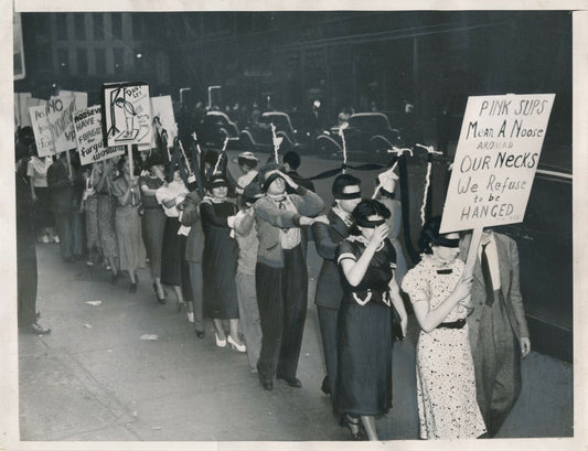 Manifestation Etats Unis gréviste 1937 photographie Roosevelt photo