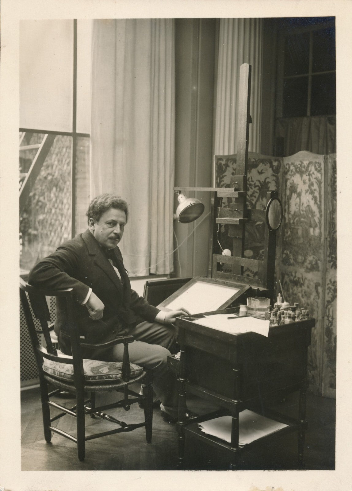 photo photographie époque atelier chevalet