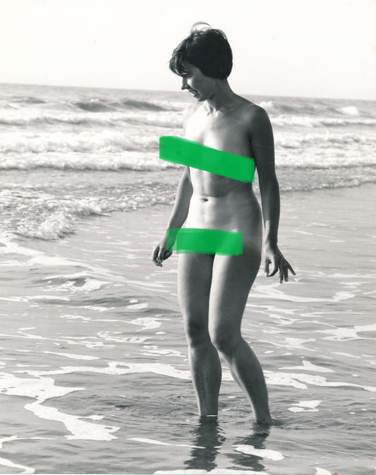 2 photographie photo mer plage femme corps nu