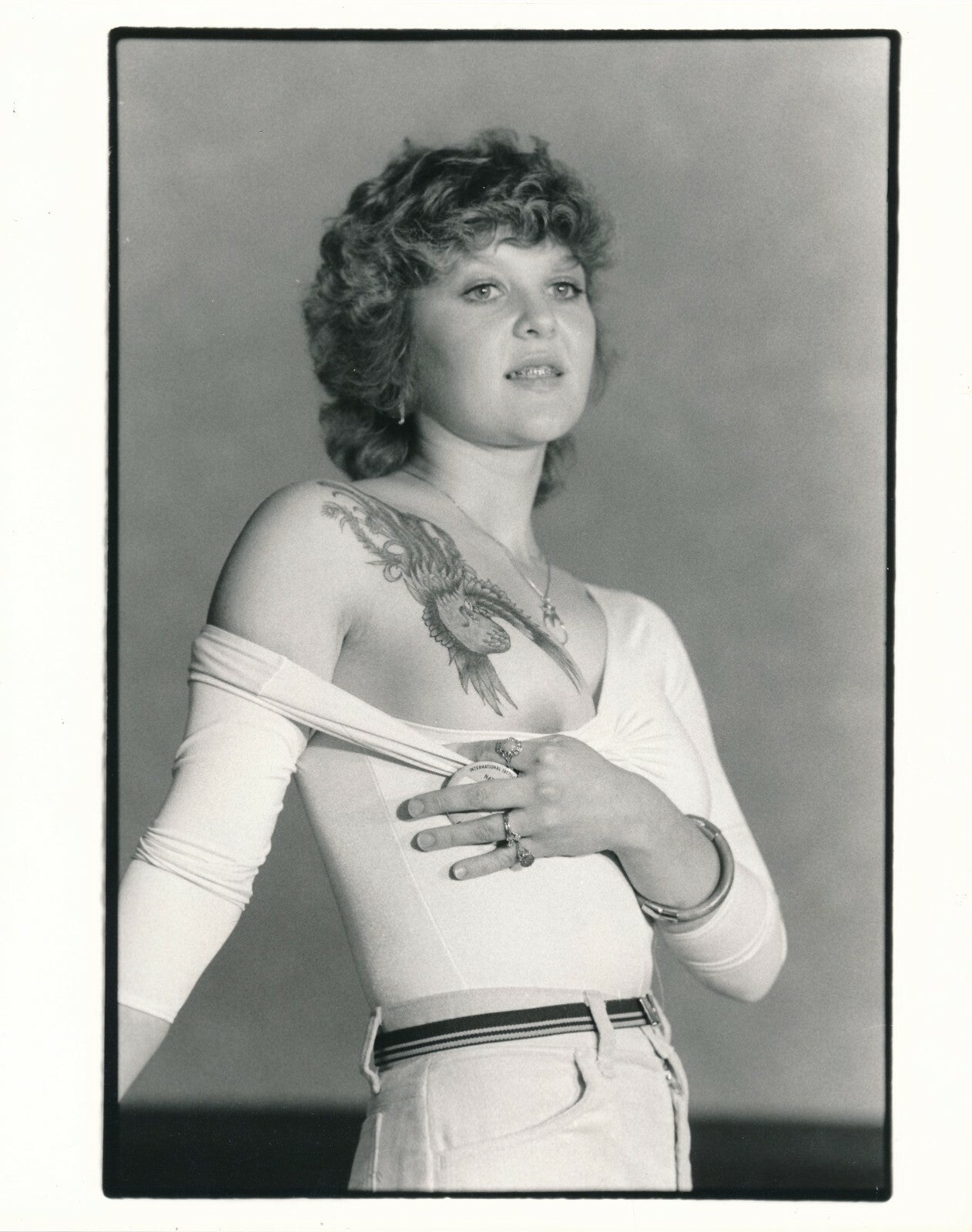 tatouage femme David H. WELLS concours tatoo photo photographie 1981