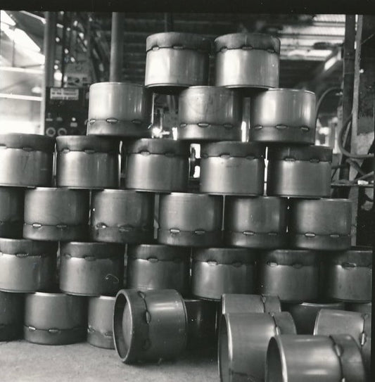 Photo Industrie ouvrier métier 6 contacts 6 x 6 cm années 70