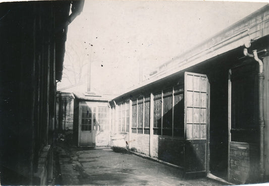 Pierre Marie Curie hangar de la découverte radium photo photographie époque