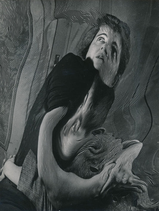 Étude caractère femme peur photo photographie époque v. 1960