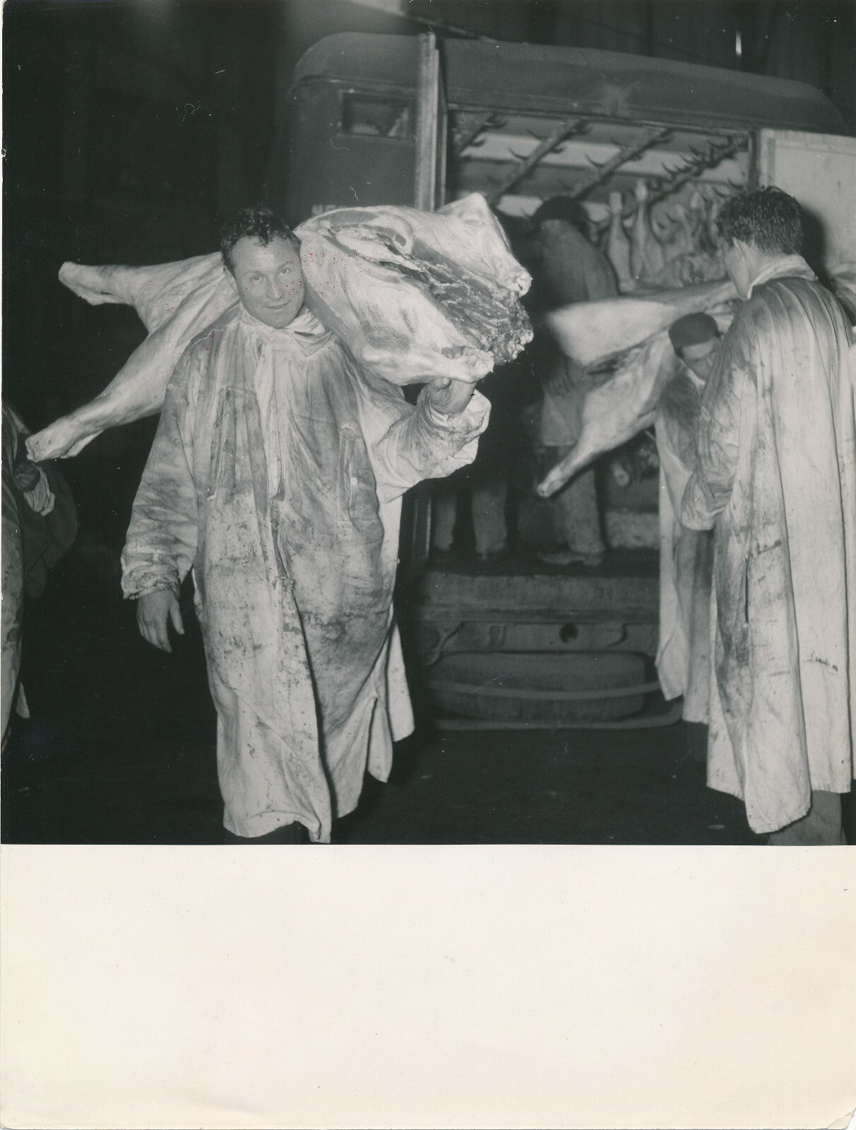 R. RUTH photographie boucher photo photographie boucherie viande années 60