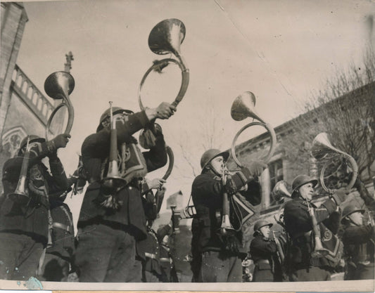 Militaire Campagne Norvège 1940 Guerre mondiale chasseurs français tirage époque