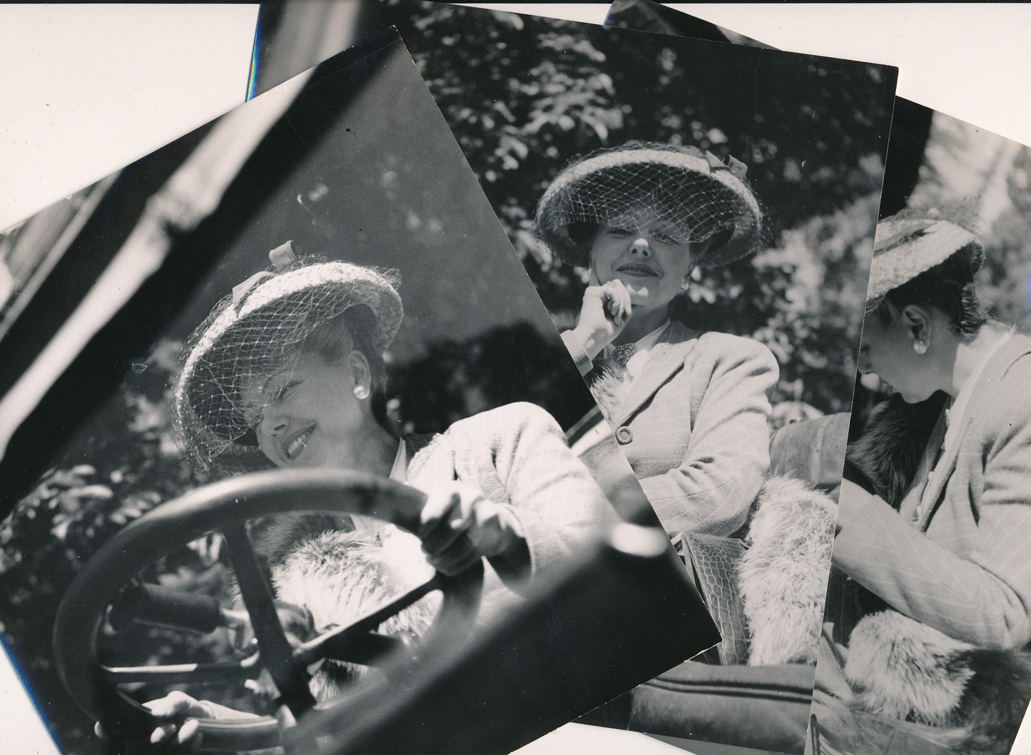 André Gamet mode et voitures anciennes 3 photo photographies époque v. 1960