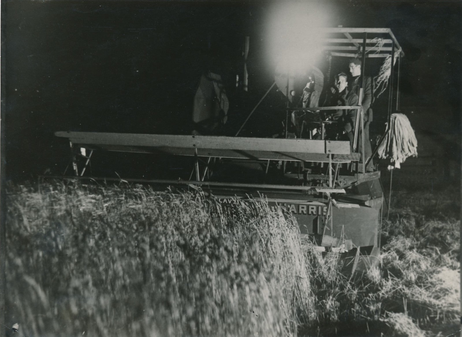 Ecosse moisson nuit 1946 tirage argentique agriculture presse photographie