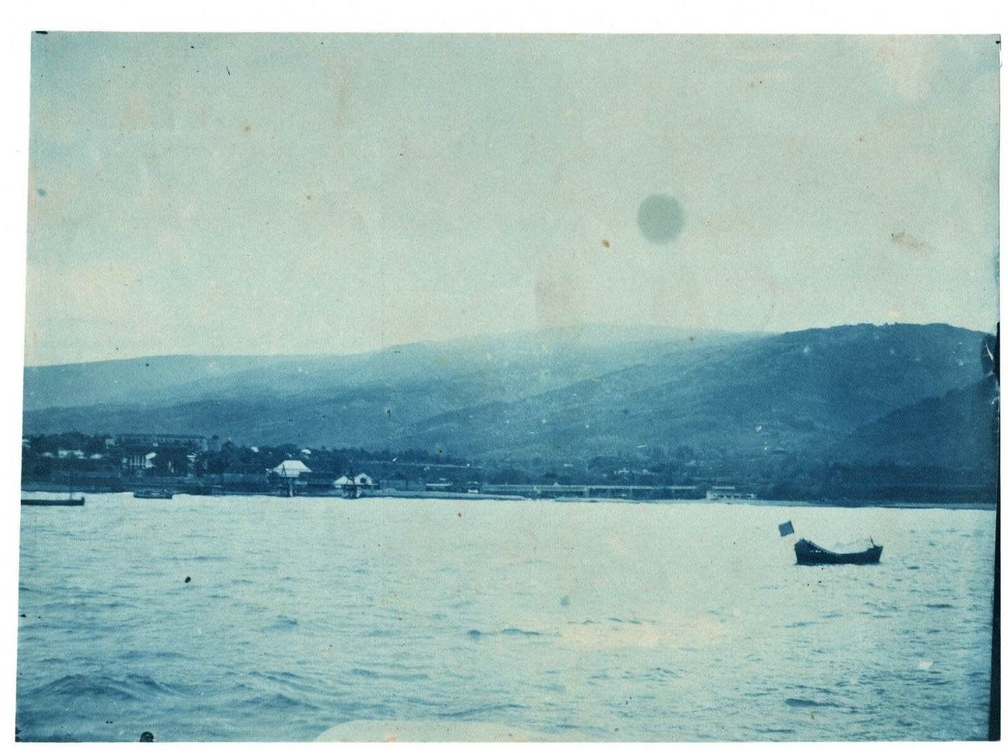 Paysage Afrique Asie Paysage côtier cyanotype années 1920 nature photo