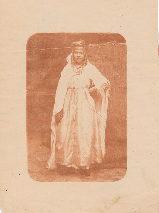 Portrait femme algérienne Algérie v. 1900 photo photographie costume