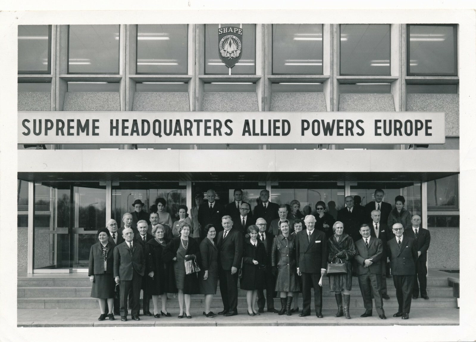 Membres de l visite Mons 1968 photo