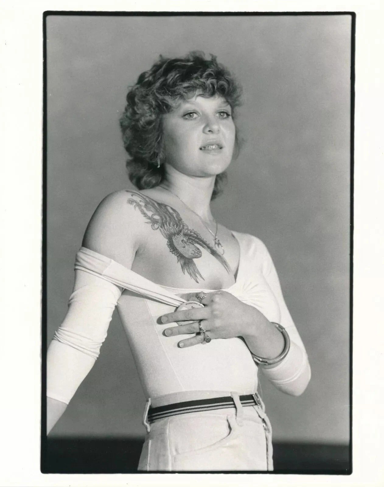 David H. WELLS tatouage tatoo 2 photos photographie 1981 Reno Etats-Unis