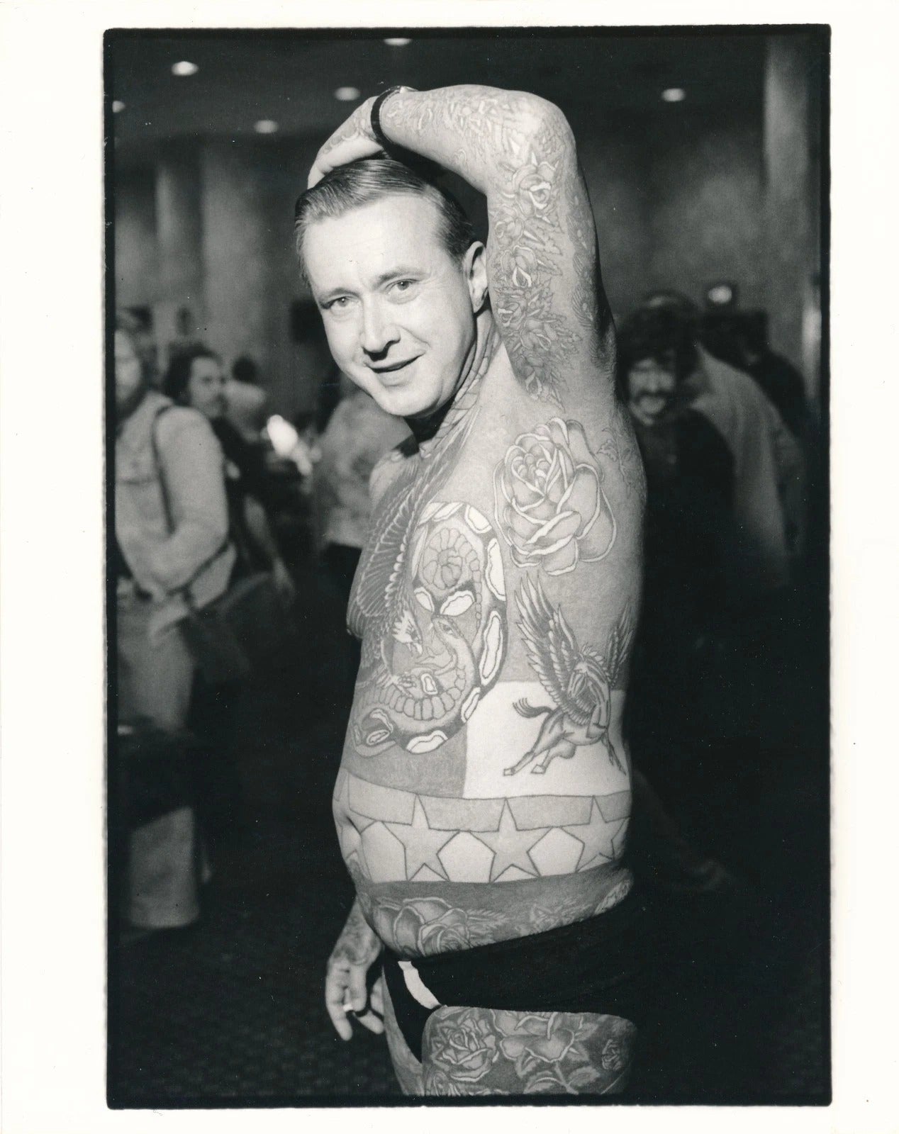 David H. WELLS tatouage tatoo 2 photos photographie 1981 Reno Etats-Unis