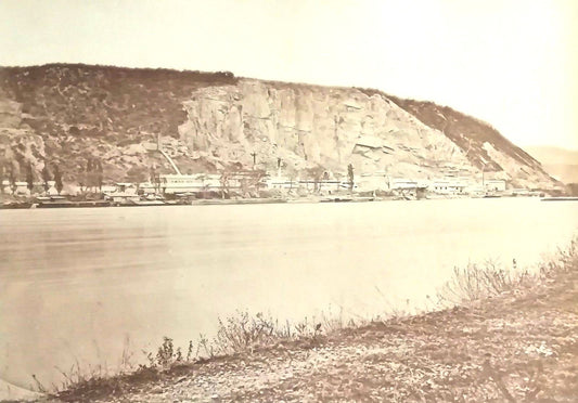 Usines à chaux ciment Lafarge Ardèche photographie Camille Brion Marseille 1878